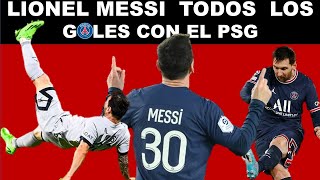 TODOS LOS GOLES DE MESSI EN EL PSG 2023 [upl. by Attwood]