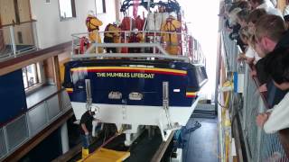 Mumbles Lifeboat launch 146 [upl. by Sioled567]