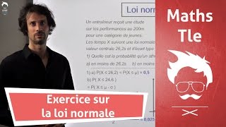 Révisions bac maths  exercice sur la loi normale [upl. by Vaclav]