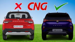 Breeza Vs Nexon Comparison 2024  Who Gives You Better Boot Space With Cng [upl. by Ashien]