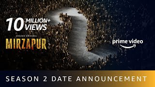 Mirzapur 2  Release Date Announcement  Amazon Original [upl. by Essined]