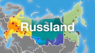 Russland  Überblick in Karten [upl. by Kenrick425]