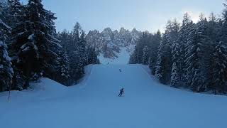 Skiing at Innichen San Candido [upl. by Nahsrad293]