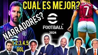 Como CAMBIAR NARRADORES y COMENTARISTAS en EFOOTBALL 2024 ✅ [upl. by Atalie233]