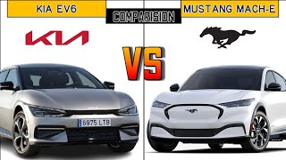 Kia EV6 vs Ford Mustang MachE Base Varient Comparison [upl. by Landahl]