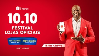 1010 Festival Lojas Oficiais Shopee com Terry Crews  ShopeeBR [upl. by Kane]