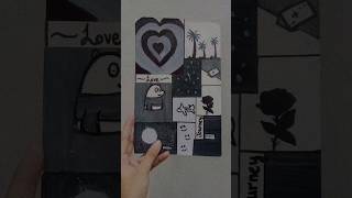 How to make black mood board shortsviralartrespect [upl. by Acimot314]