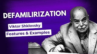 Defamiliarization in Literature Viktor Shklovskys Technique [upl. by Hplodur]