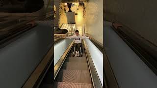 An Escalator with a Wheelchair🚀 [upl. by Surad]