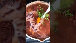 Oxtail stew peas  Jamaican food shorts [upl. by Donall150]