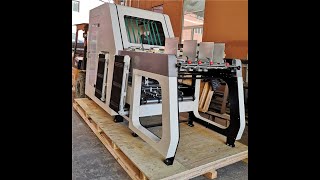 Automatic corner cutting and grooving machine SLG830 [upl. by Mervin]