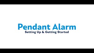 Getting started with your pendant alarm [upl. by Einaffets]