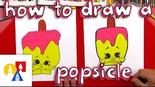 How To Draw A Popsicle Shopkins [upl. by Rob580]