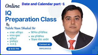 Date and calendar  calendar trick Date and Calendar shortcut trick Part 1  Tulshi Ram Dhakal [upl. by Eceirahs]