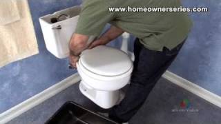 How to Fix a Toilet  Wooden SubFlooring Flange Repair  Part 1 of 3 [upl. by Oeak]