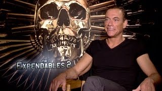 The Expendables 2 JeanClaude Van Damme Interview [upl. by Goode]