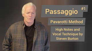 High Notes and Vocal Technique Passaggio 1 Pavarotti Method [upl. by Iramohs]