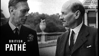 The King Receives Mr Attlee 1945 [upl. by Ahsetel781]