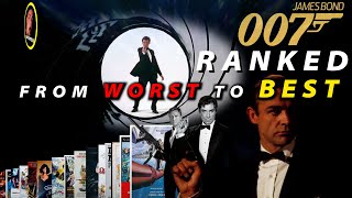 007 James Bond From WORST To BEST  Rewatchability [upl. by Reniti]