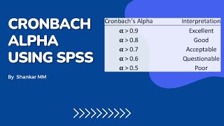 Cronbach alpha test using SPSS [upl. by Anos]