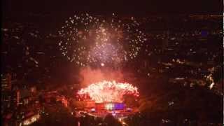 The Queens Diamond Jubilee concert Fireworks  London 2012  BBC One [upl. by Jarlen722]