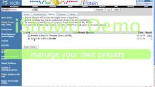 NCBI HOWTO use History and Links popout [upl. by Rengaw]