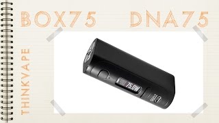 La BOX75 de THINKVAPE DNA 75 [upl. by Yennaiv]