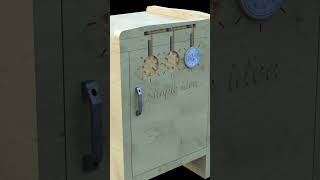 Simple Safe with Combination Lock woodworking wood diy [upl. by Enelaehs557]