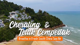 CHERATING amp TELUK CEMPEDAK BREATHTAKING AERIAL  SKYRUN WEEKEND [upl. by Adnanref478]