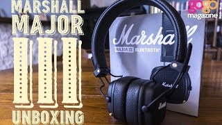 Marshall Major III Bluetooth  Unboxing [upl. by Pizor]