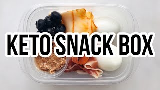 KETO SNACK BOX  ALMUERZO KETO PARA LLEVAR RAPIDO Y FACIL  Manu Echeverri [upl. by Yetnruoc]