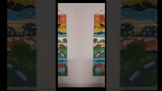 Wall Hangingpopsicle artshorts ytshorts youtube drawing art artist creative like [upl. by Ferrick]