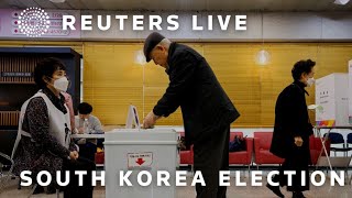 LIVE South Korean officials begin counting ballots after polls close [upl. by Northey]