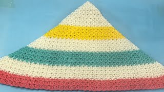 Crochet a Luxurious 3D Stitch Triangular Shawl StepbyStep Guide Part 6 [upl. by Kacey985]