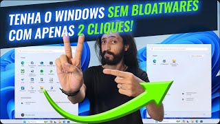 Como REMOVER os BLOATWARES do Windows em 2 cliques [upl. by Shirberg]