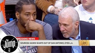 Kawhi Leonard wants to leave Spurs has Lakers as preferred trade destination  The Jump  ESPN [upl. by Asiela733]