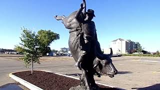 Metal sculptures in Williston ND [upl. by Bander]