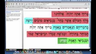 Haftarah Tutorial  Opening Blessing [upl. by Maclay255]