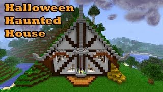 Minecraft Halloween Haunted House On The Server [upl. by Barnabe395]