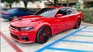 MY 2021 REDEYE HELLCAT CHARGER ON 24 INCH FORGIATO RIMS INSANE [upl. by Carnes707]