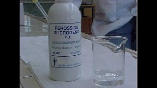 Determinazione del perossido di idrogeno in una confezione commerciale di acqua ossigenata [upl. by Rayshell]