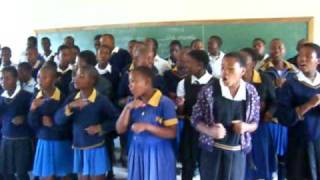 School Choir in Lesotho [upl. by Esinyt]