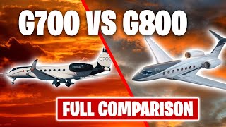 Gulfstream G700 vs Gulfstream G800  Full Comparison [upl. by Mathian]