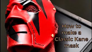 How to make a Classic style WWF Kane mask [upl. by Thesda]