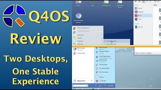 Q4OS Review  A Polished Debian Experience with 2 Great Desktop Choices [upl. by Seidule933]