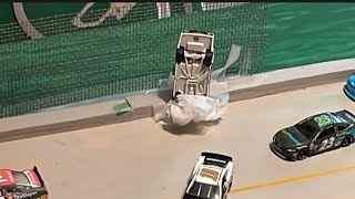 Myatt Snider BLOWOVER FLIP Nascar Stop Motion Re Enactment [upl. by Diva778]