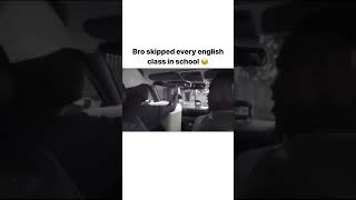 Bro skipped english class comedy funny fun like share trend youtube viral youtubeshorts [upl. by Ranger]