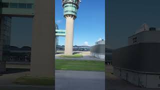 HKG  SIN Cathay Pacific  Pushback taxi and takeoff on a clear day  July 2023 [upl. by Mungo]