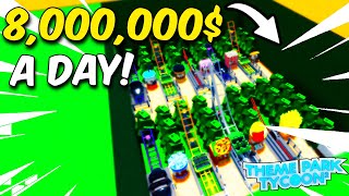 THE BEST UNDERGROUND Money farm in theme park tycoon 2 [upl. by Kosse821]