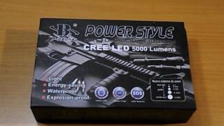 Power style cree led 5000 lumens [upl. by Rives]